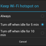 How to Automatically Turn Off Wi-Fi Hotspot When You are Idle