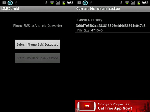 iSMS2droid
