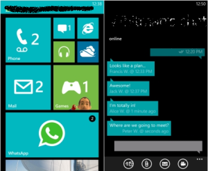 block Whatsapp contacts on windows phone