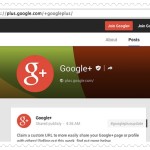 Google Plus Custom URL change