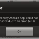 Play Store Error 403 Android Phones