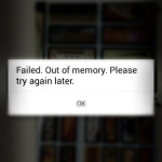 WhatsApp Failed Out of Memory