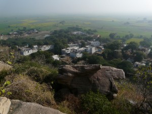 Mitaoli village from Chausath Yogini