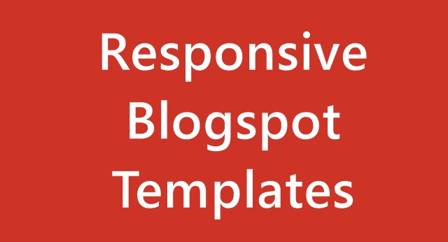 free responsive blogger templates