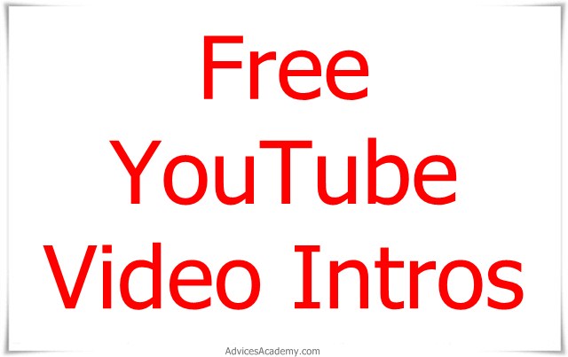 Free YouTube Video Intros