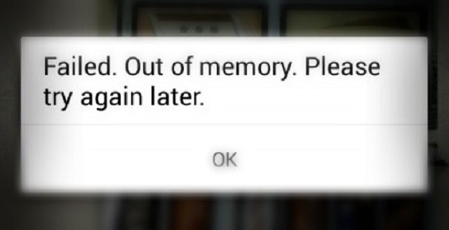 Solve WhatsApp Failed Out of Memory