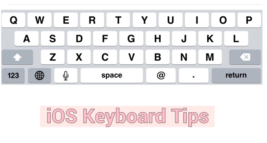 iOS keyboard tips
