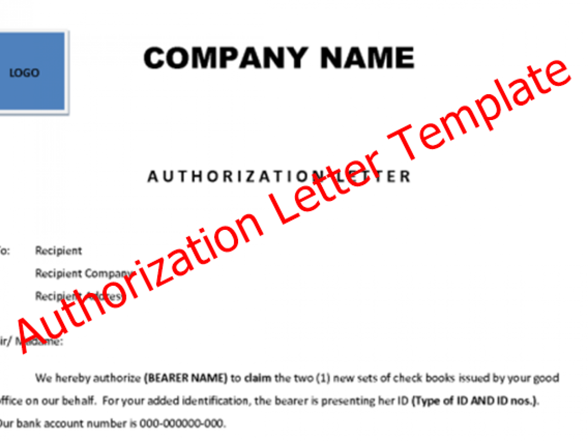 18 Best Authorization Letter Template (Formats and Samples)