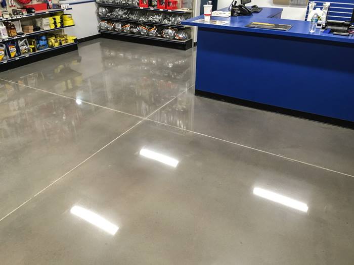repair Polished Concrete Floor